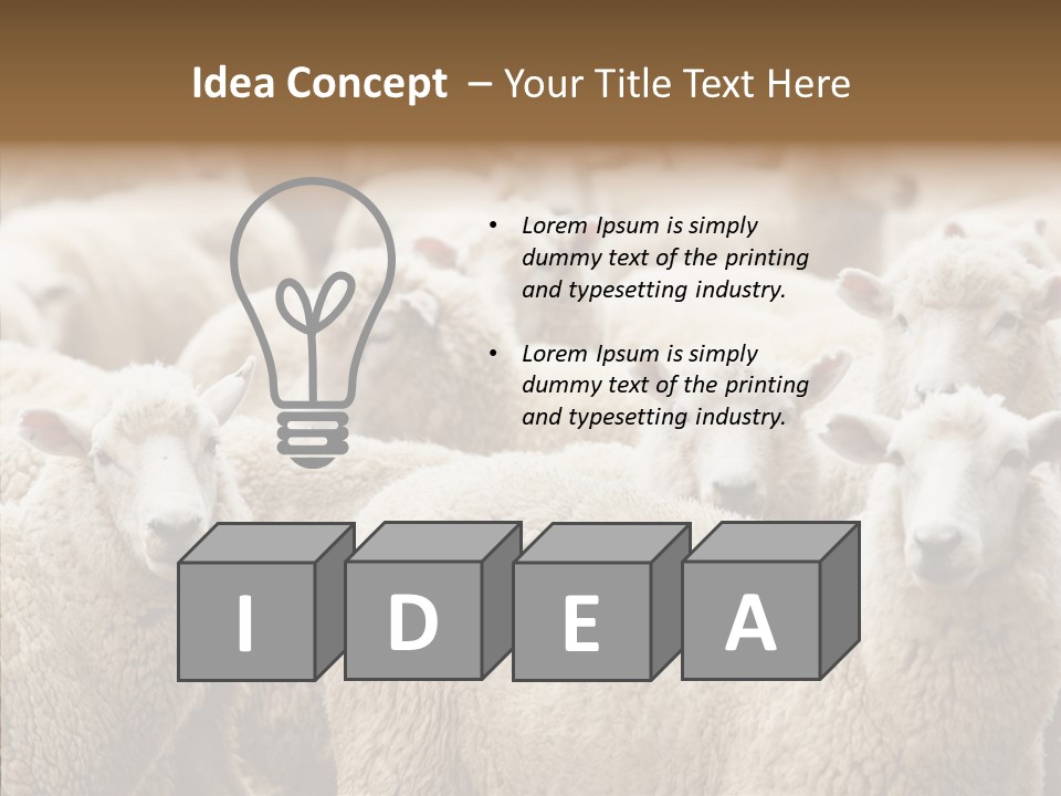 Farm Crowd Farming PowerPoint Template