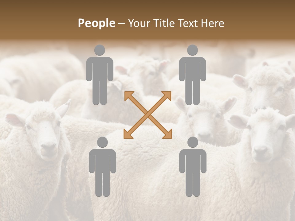 Farm Crowd Farming PowerPoint Template