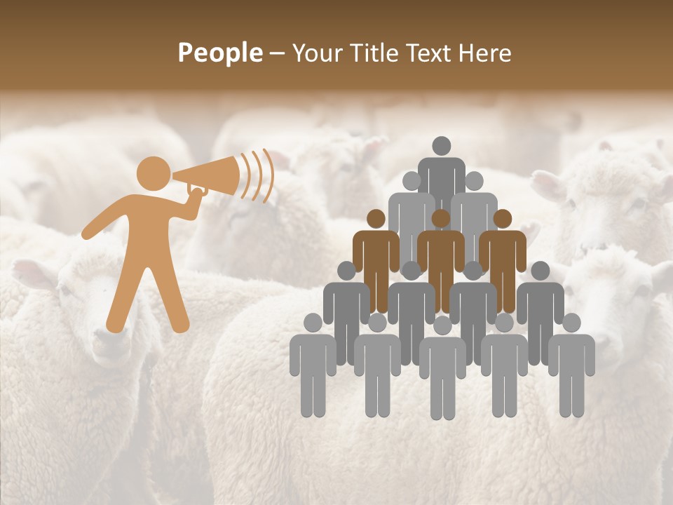 Farm Crowd Farming PowerPoint Template