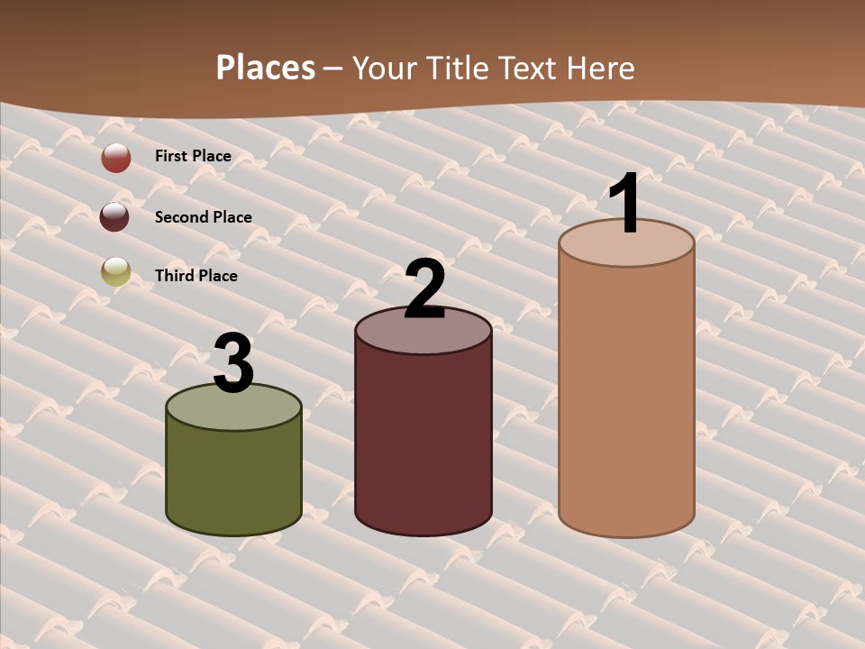 Rooftop Housing Clay PowerPoint Template