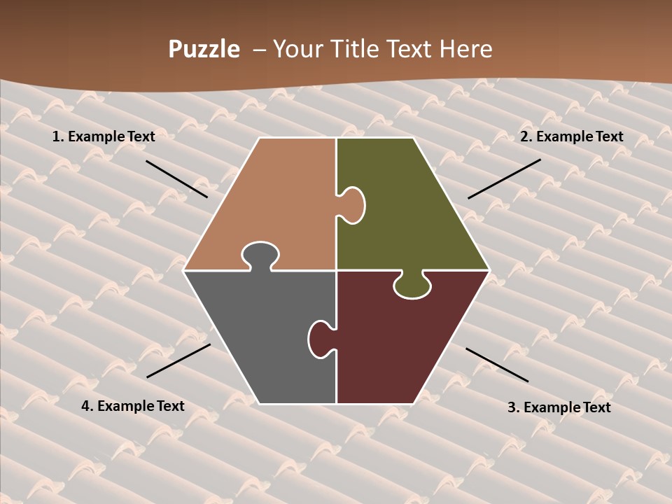 Rooftop Housing Clay PowerPoint Template