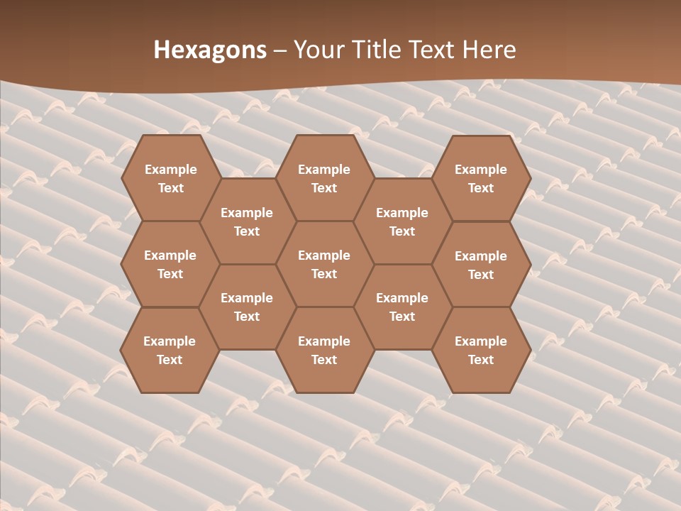 Rooftop Housing Clay PowerPoint Template