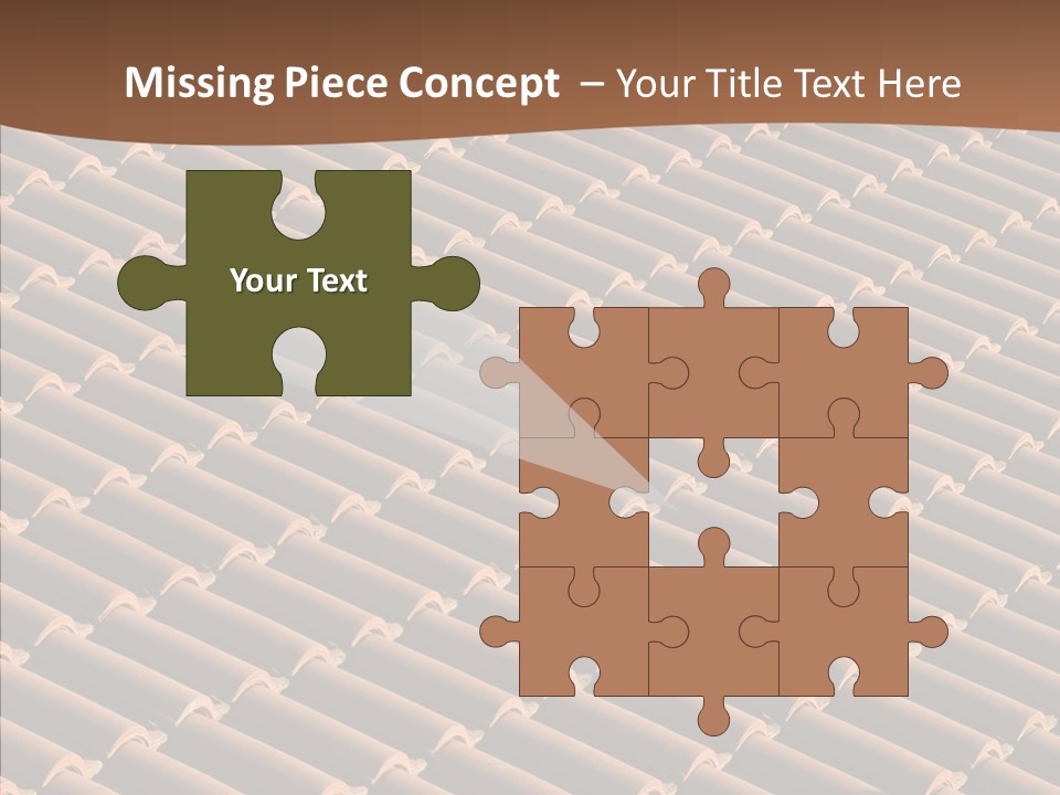 Rooftop Housing Clay PowerPoint Template