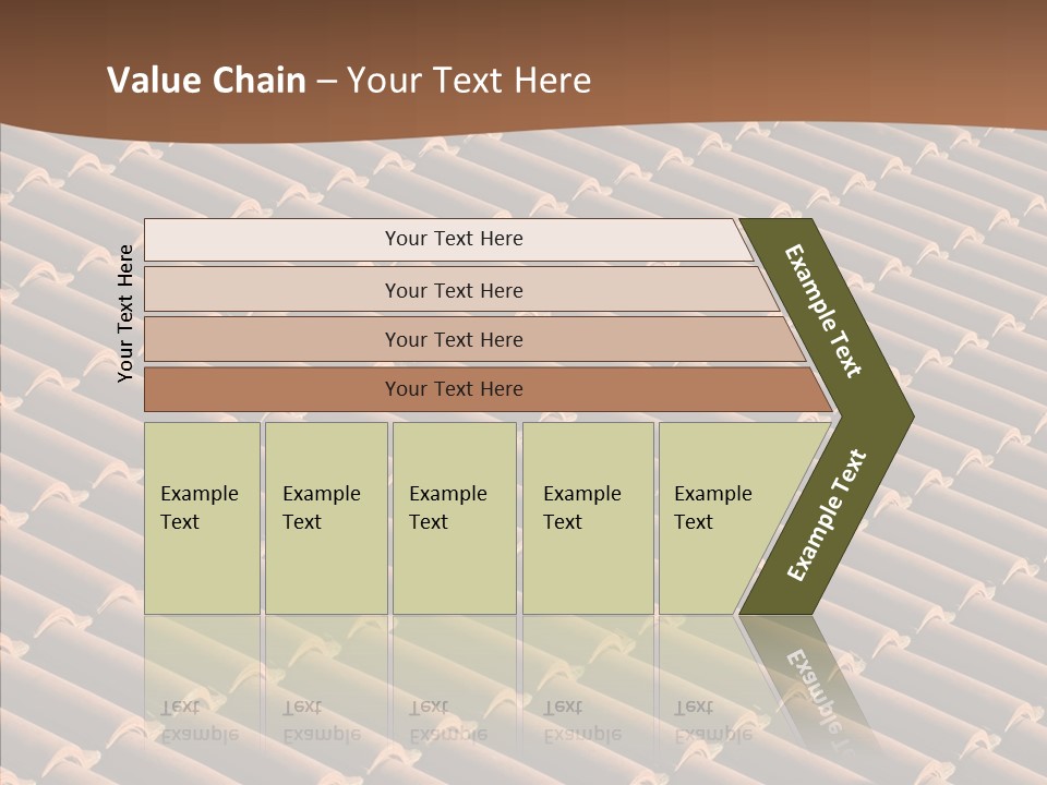 Rooftop Housing Clay PowerPoint Template