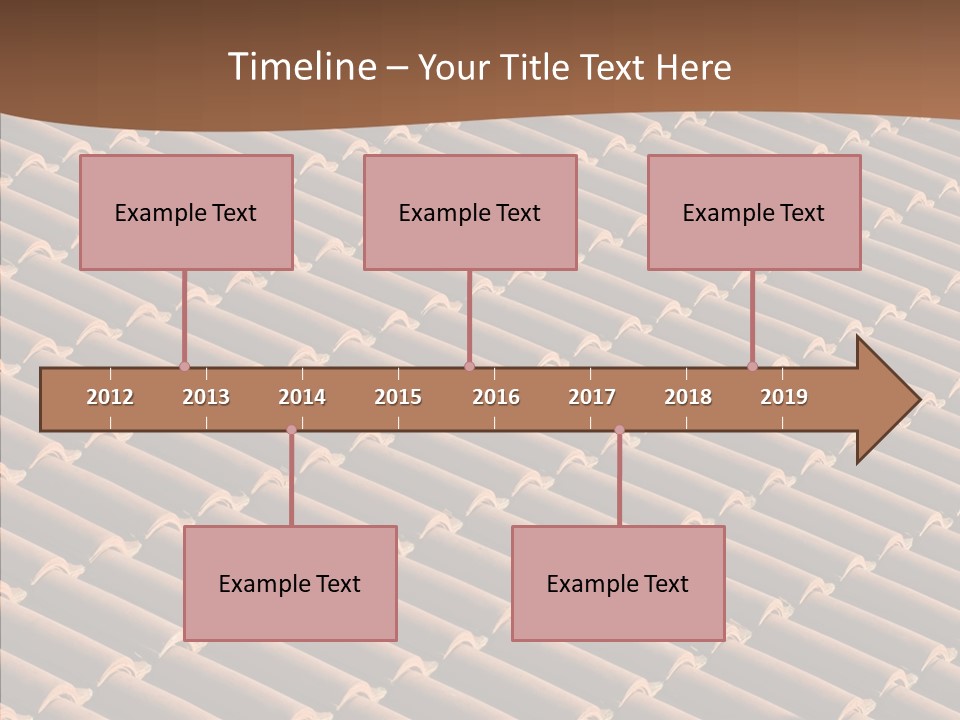 Rooftop Housing Clay PowerPoint Template