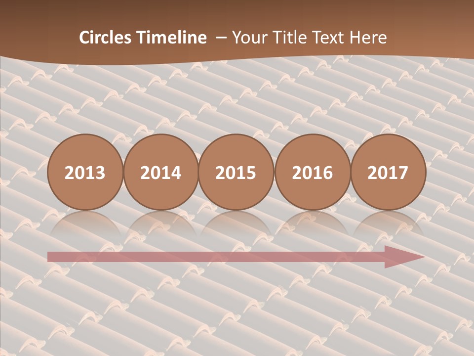 Rooftop Housing Clay PowerPoint Template
