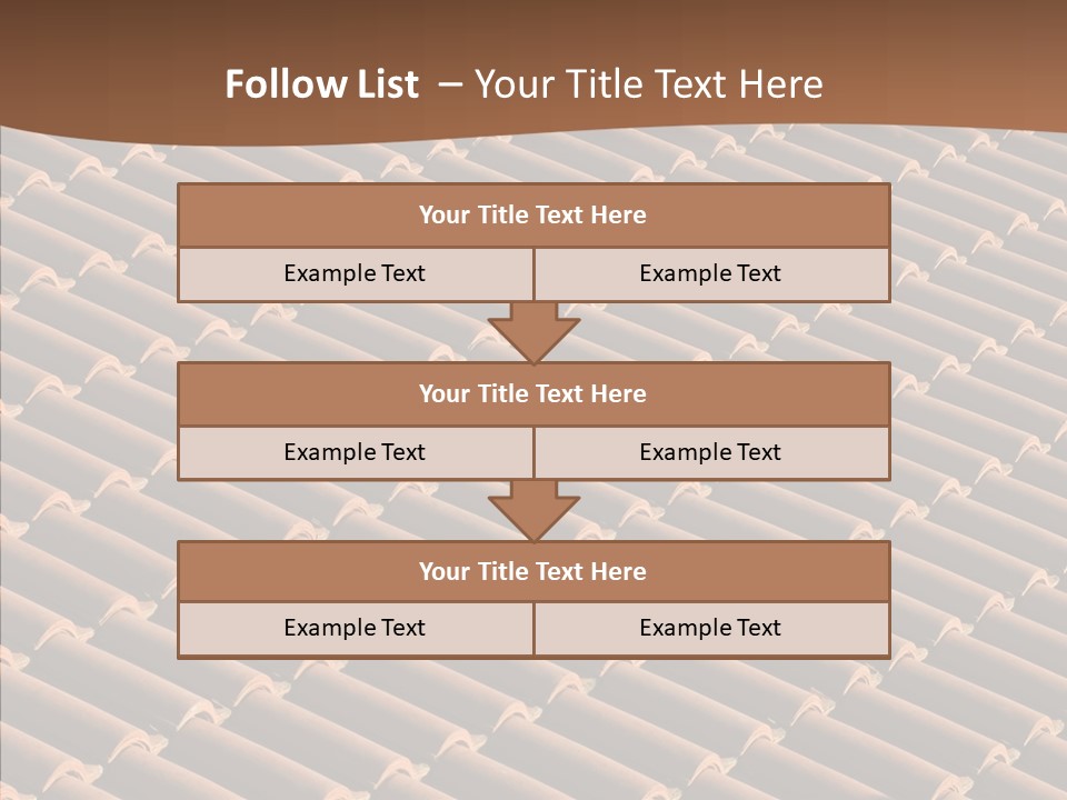 Rooftop Housing Clay PowerPoint Template