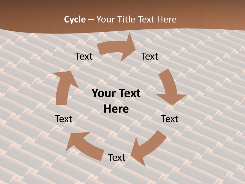 Rooftop Housing Clay PowerPoint Template