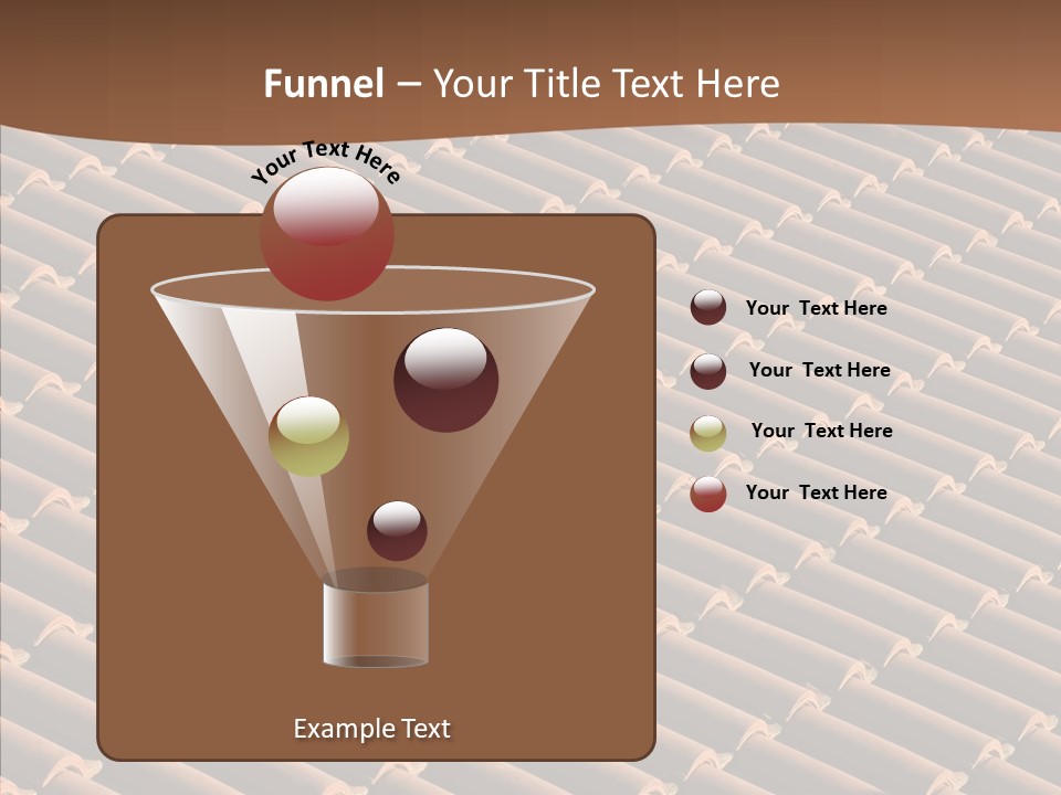 Rooftop Housing Clay PowerPoint Template