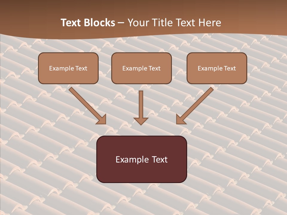 Rooftop Housing Clay PowerPoint Template