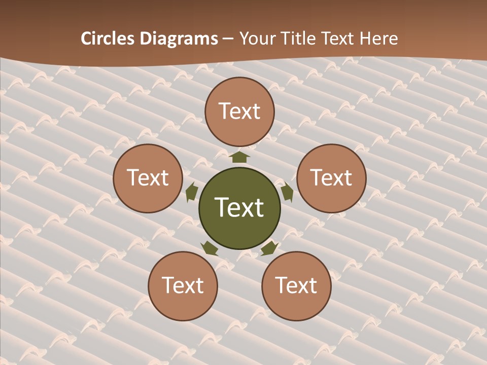 Rooftop Housing Clay PowerPoint Template