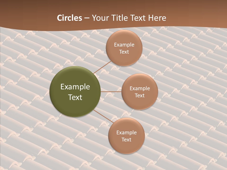 Rooftop Housing Clay PowerPoint Template