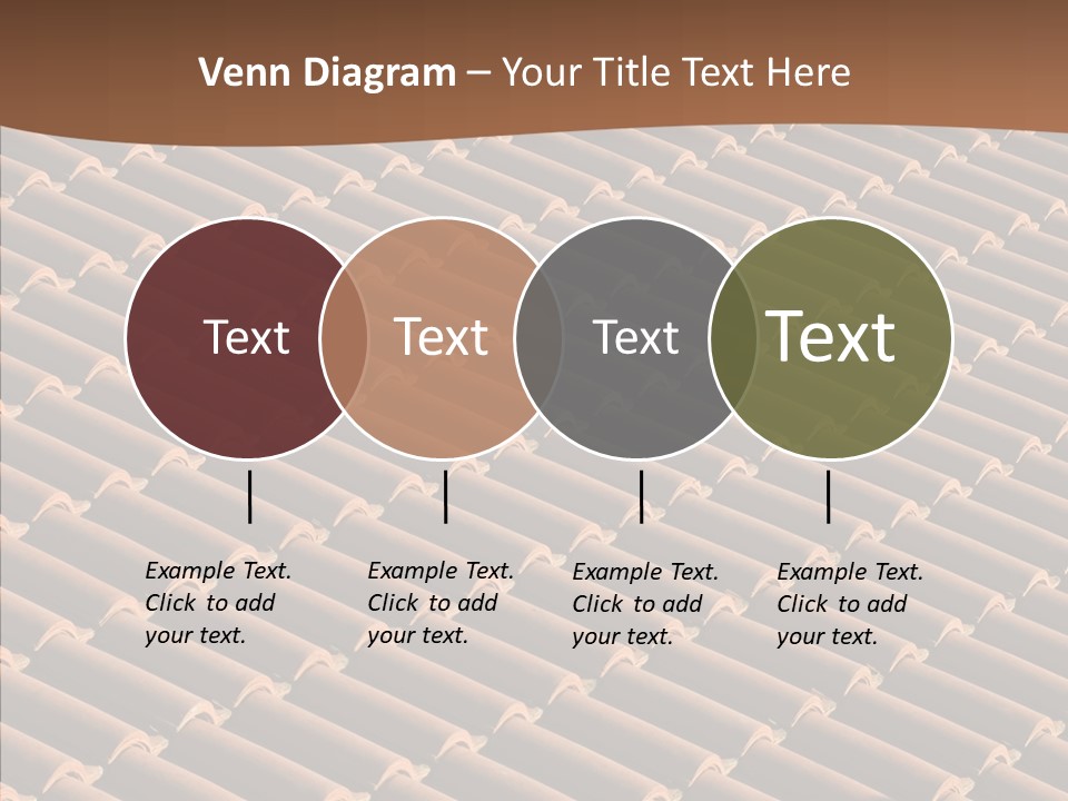 Rooftop Housing Clay PowerPoint Template