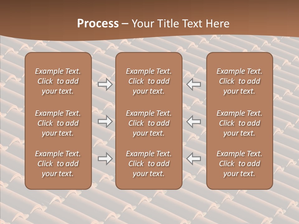Rooftop Housing Clay PowerPoint Template