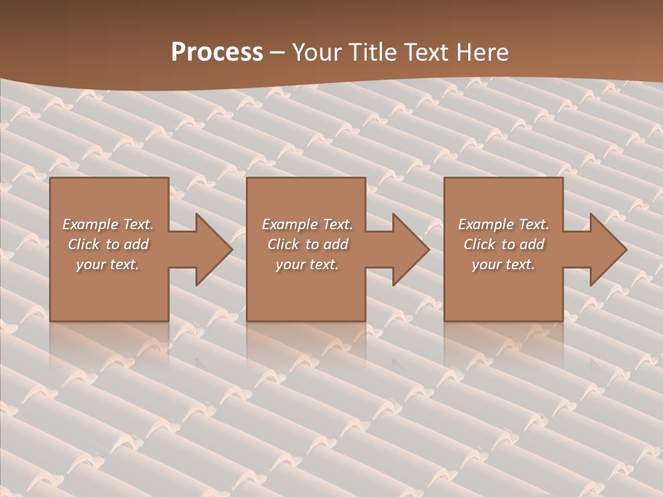 Rooftop Housing Clay PowerPoint Template