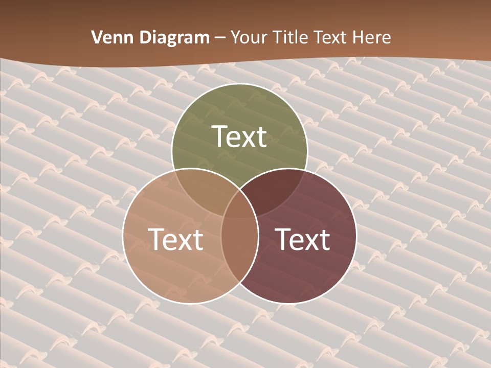 Rooftop Housing Clay PowerPoint Template
