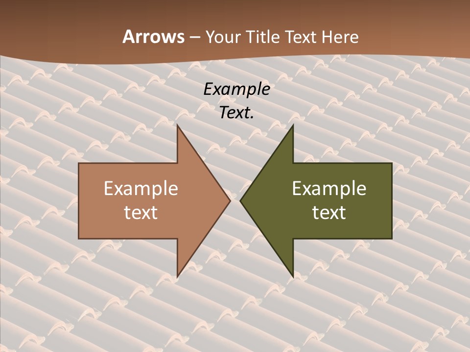 Rooftop Housing Clay PowerPoint Template