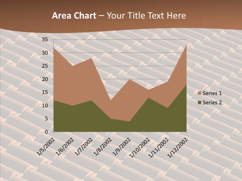 Rooftop Housing Clay PowerPoint Template