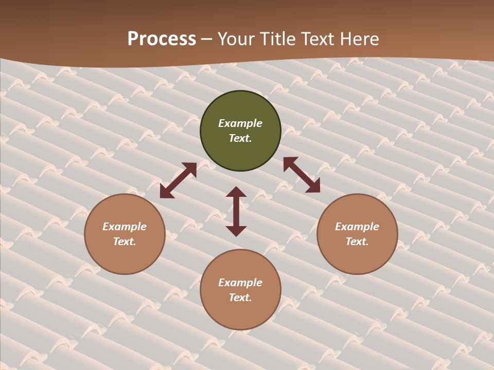 Rooftop Housing Clay PowerPoint Template
