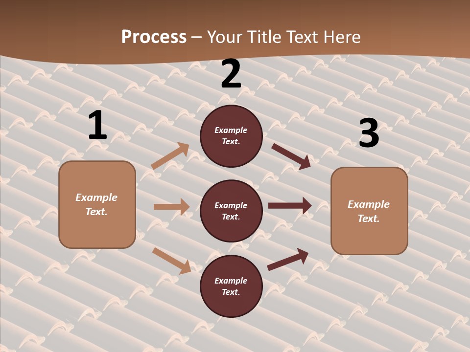 Rooftop Housing Clay PowerPoint Template