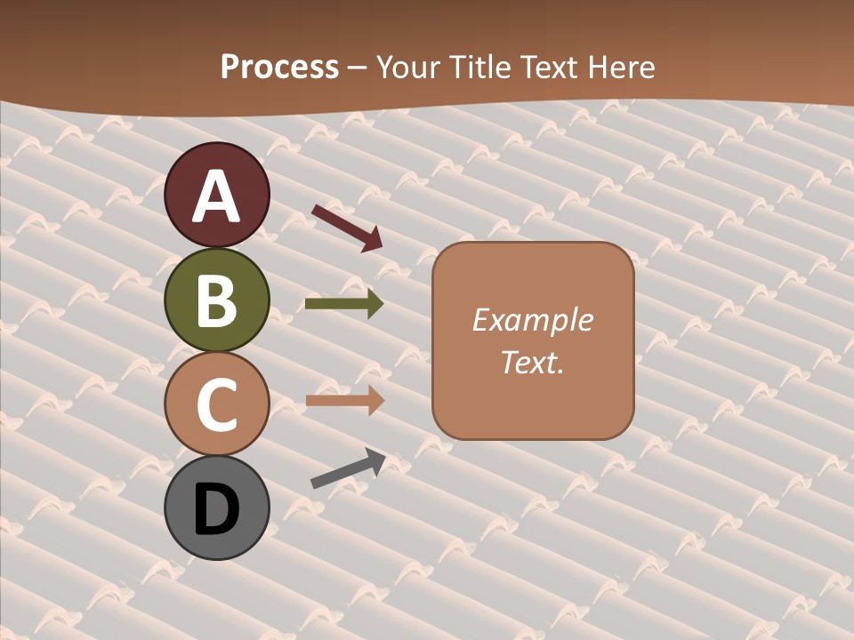 Rooftop Housing Clay PowerPoint Template