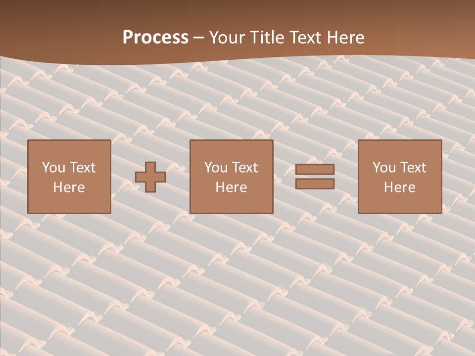 Rooftop Housing Clay PowerPoint Template
