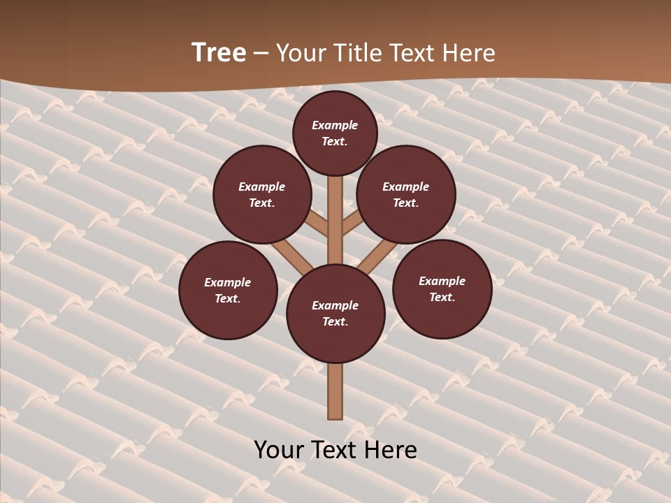Rooftop Housing Clay PowerPoint Template