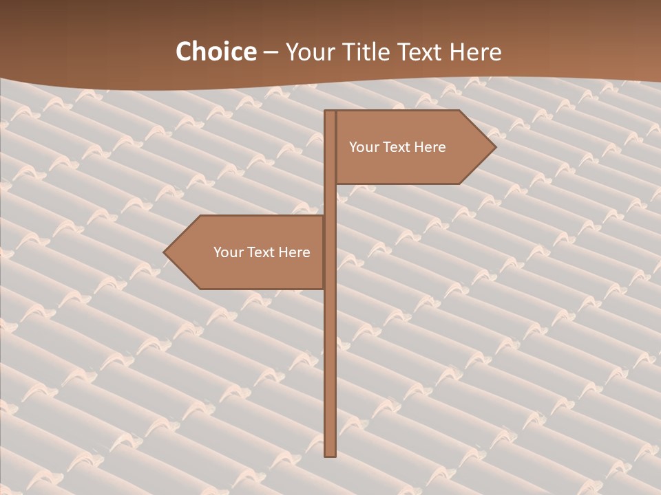 Rooftop Housing Clay PowerPoint Template
