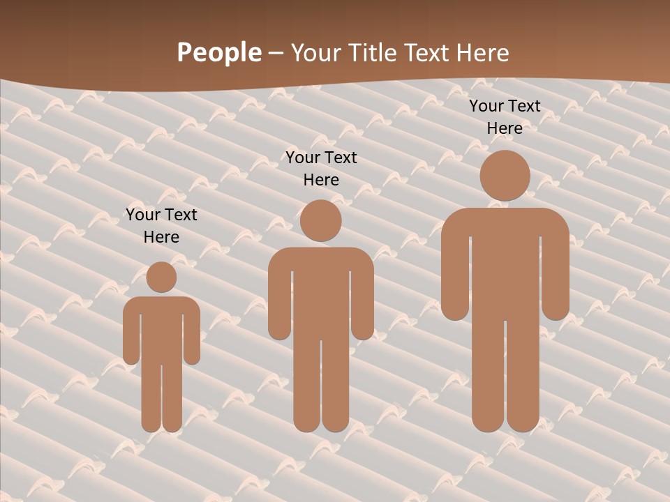 Rooftop Housing Clay PowerPoint Template