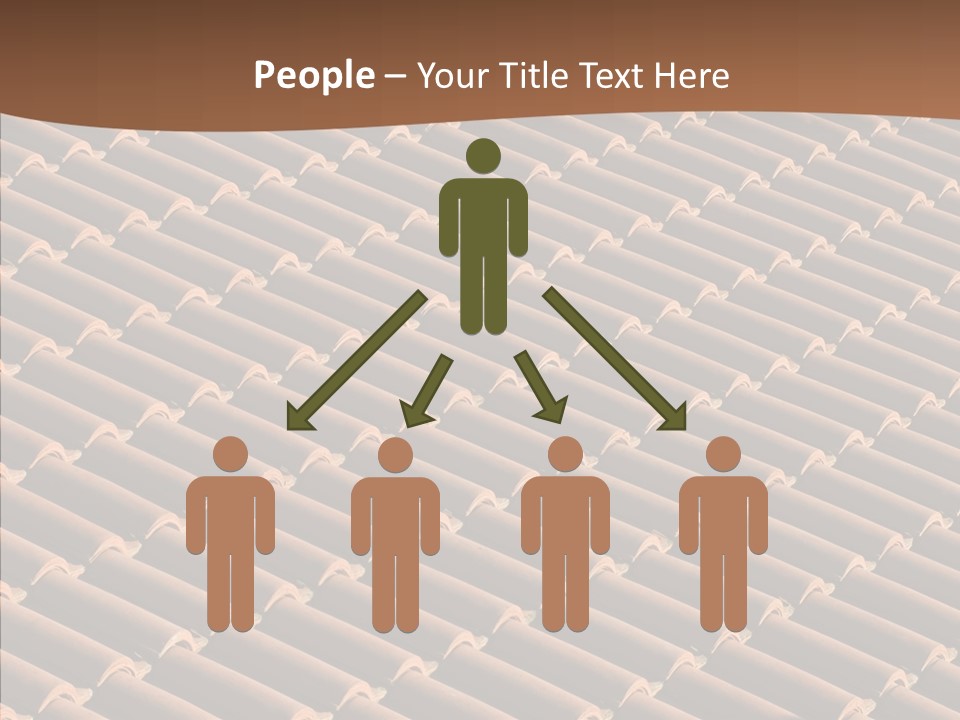 Rooftop Housing Clay PowerPoint Template