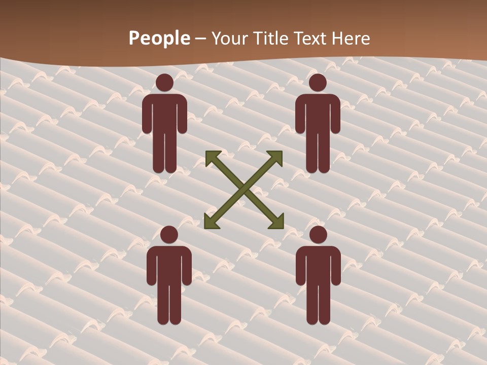 Rooftop Housing Clay PowerPoint Template