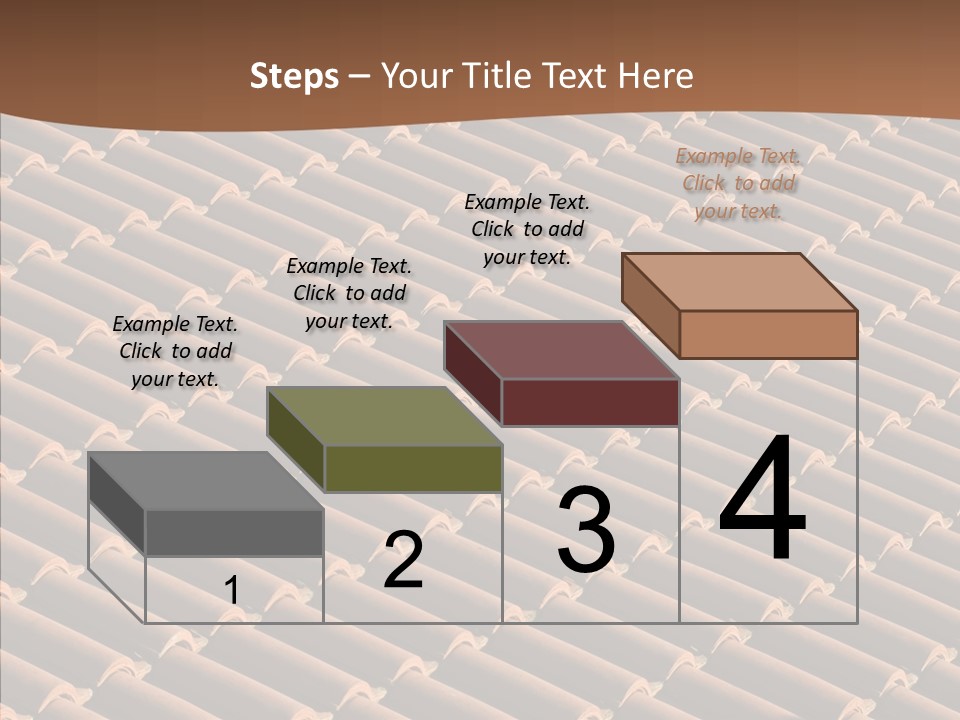 Rooftop Housing Clay PowerPoint Template