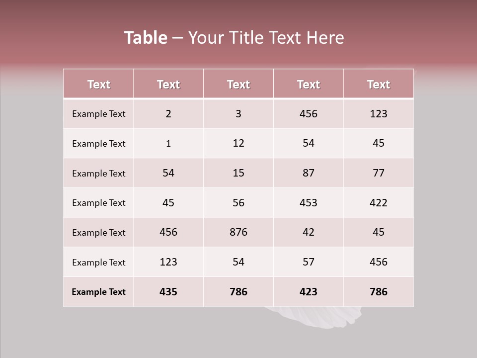 White Peace Free Flying PowerPoint Template