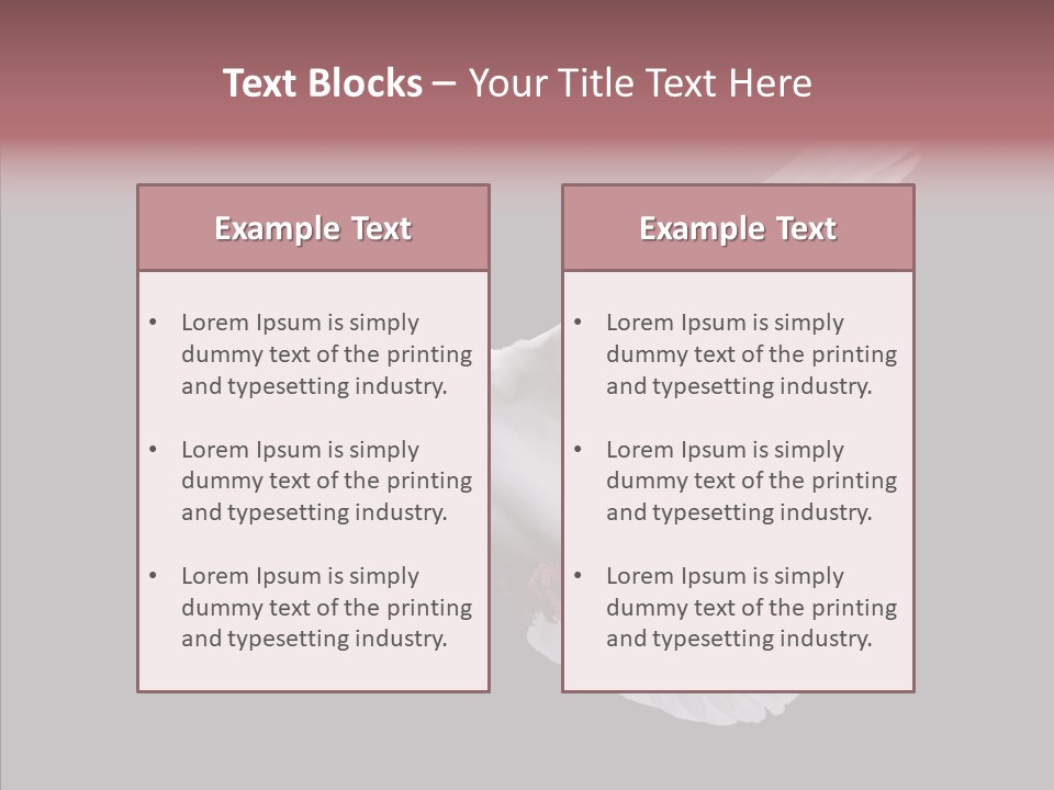 White Peace Free Flying PowerPoint Template
