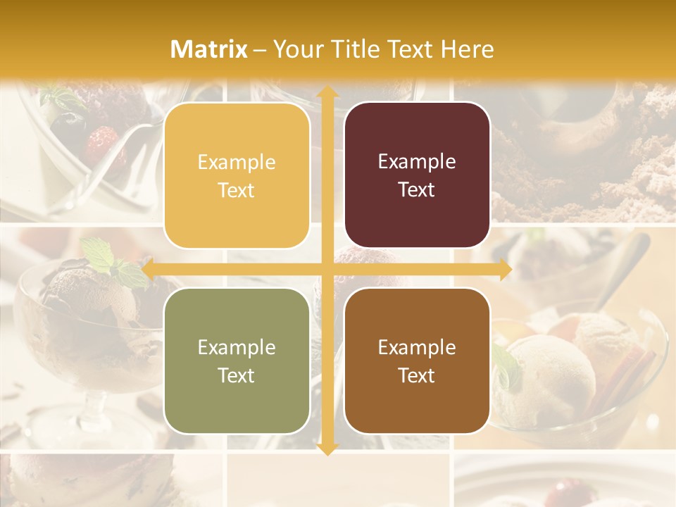 Dairy Chocolate Frozen PowerPoint Template