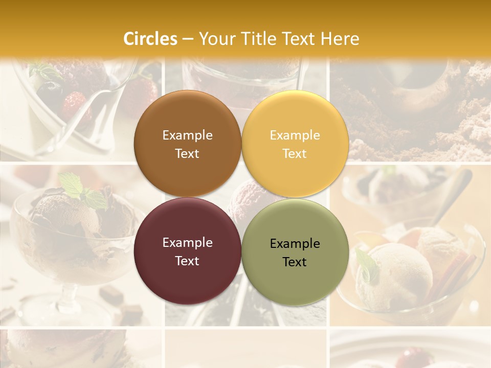 Dairy Chocolate Frozen PowerPoint Template
