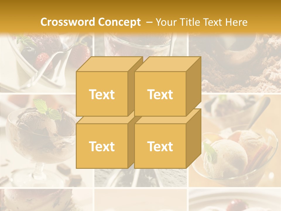 Dairy Chocolate Frozen PowerPoint Template