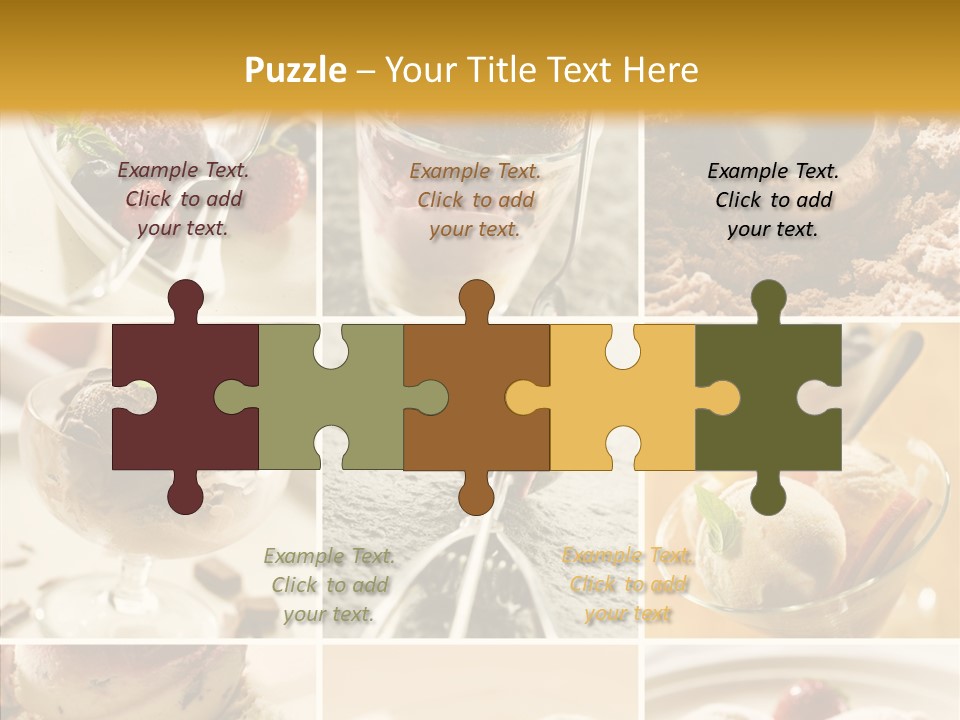 Dairy Chocolate Frozen PowerPoint Template