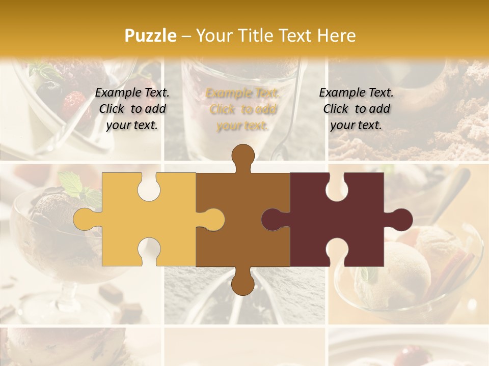 Dairy Chocolate Frozen PowerPoint Template