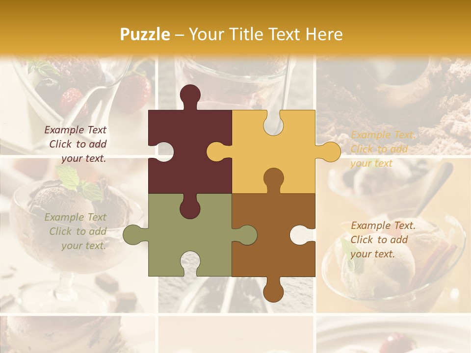 Dairy Chocolate Frozen PowerPoint Template