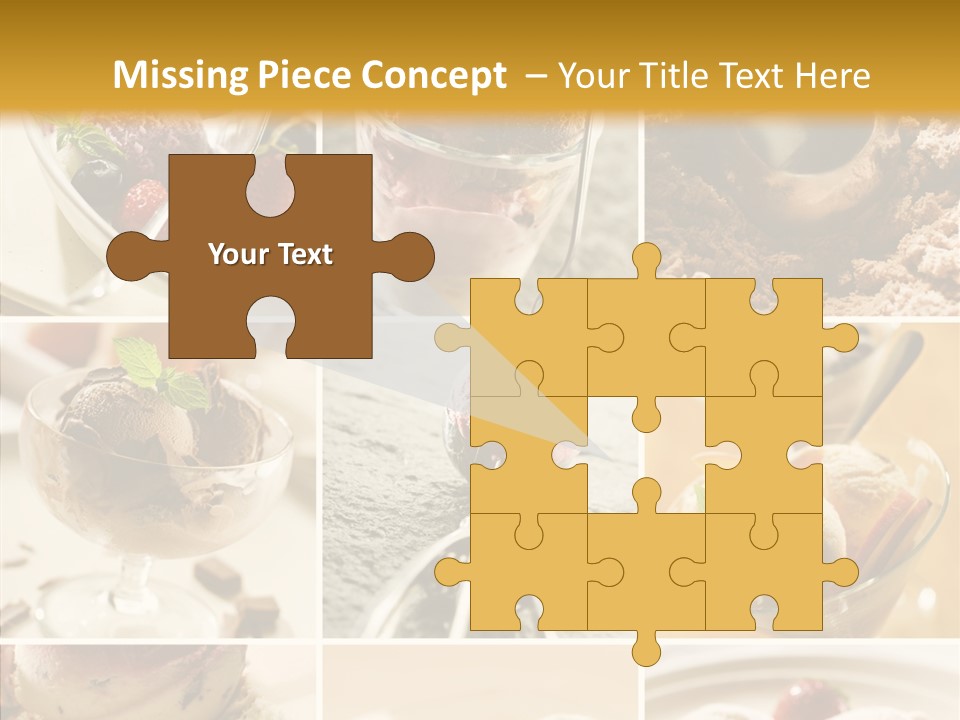 Dairy Chocolate Frozen PowerPoint Template