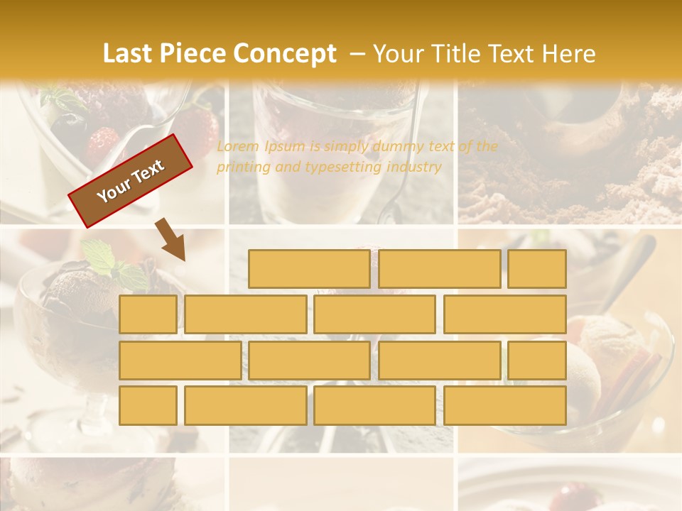 Dairy Chocolate Frozen PowerPoint Template