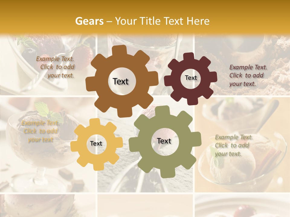 Dairy Chocolate Frozen PowerPoint Template