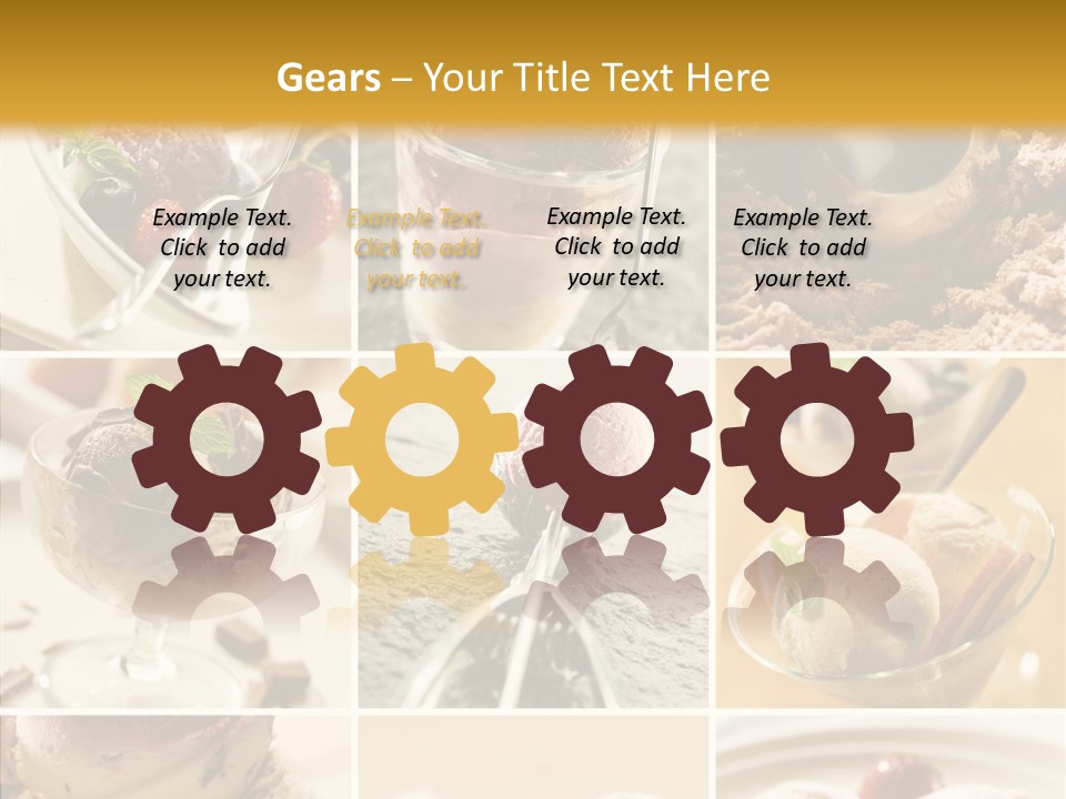 Dairy Chocolate Frozen PowerPoint Template