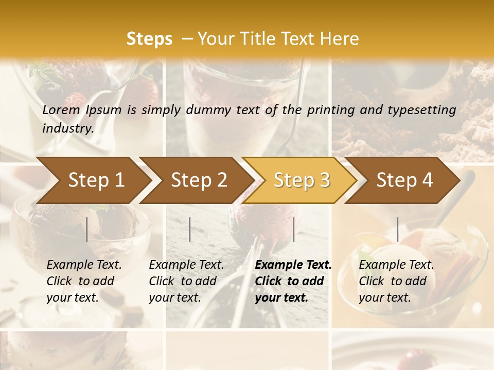 Dairy Chocolate Frozen PowerPoint Template