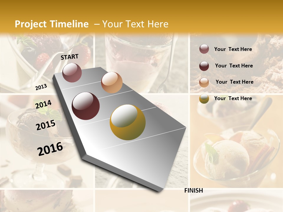 Dairy Chocolate Frozen PowerPoint Template