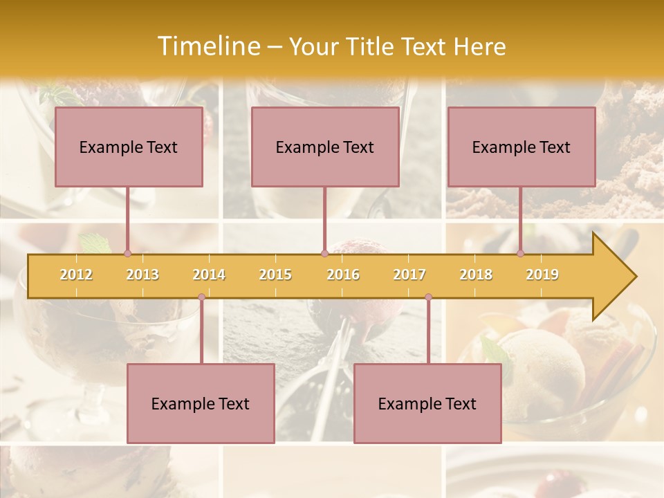 Dairy Chocolate Frozen PowerPoint Template