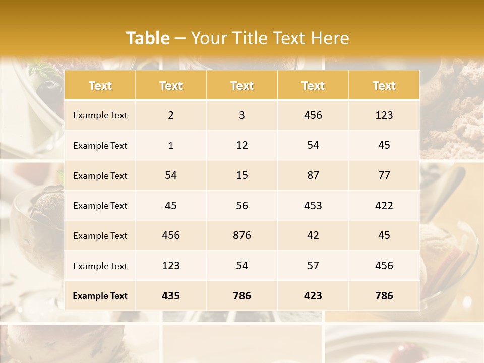 Dairy Chocolate Frozen PowerPoint Template