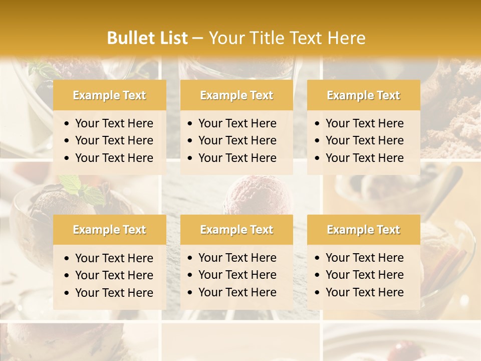 Dairy Chocolate Frozen PowerPoint Template