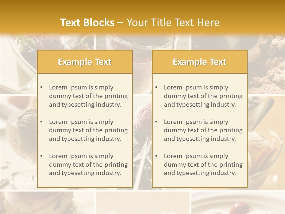 Dairy Chocolate Frozen PowerPoint Template